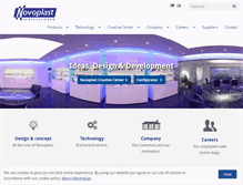 Tablet Screenshot of novoplast.de